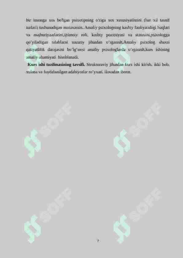 Amaliy psixologning huquq va majburiyatlari 8