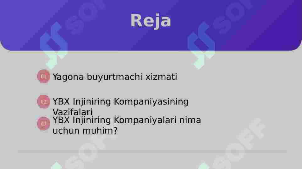 Yagona buyurtmachi xizmati injiniring kompaniyasi va ularning vazifalari 2