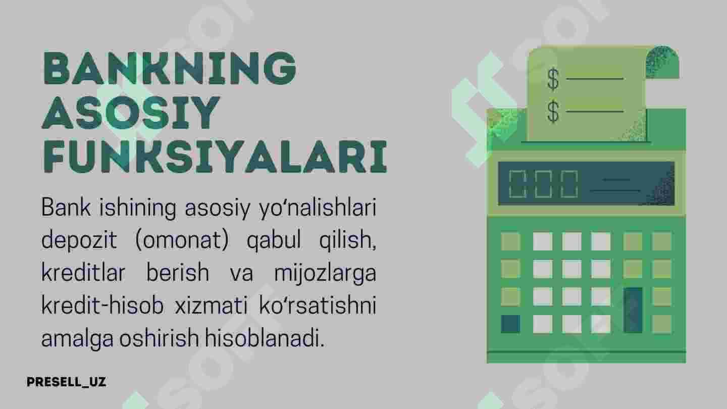 Bank tushunchasi va uning ahamiyati 3
