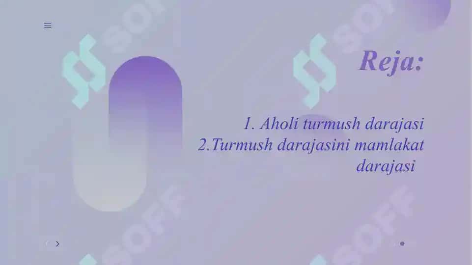 Aholi daromadlari va davlatning ijtimoiy siyosati 2