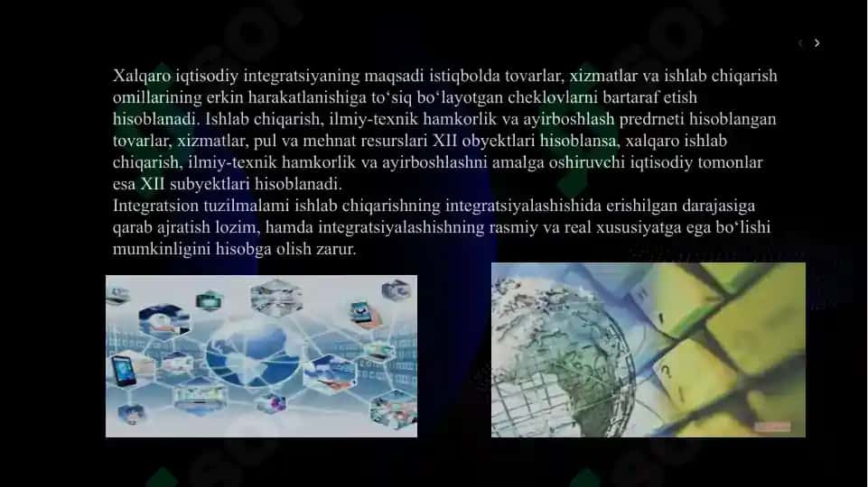 Xalqaro iqtisodiy integratsiya va xalqaro valyuta munosabatlari 4