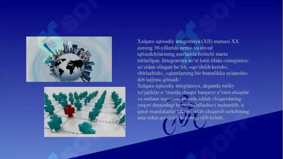 Xalqaro iqtisodiy integratsiyaning asosiy shakllari va omillari 3