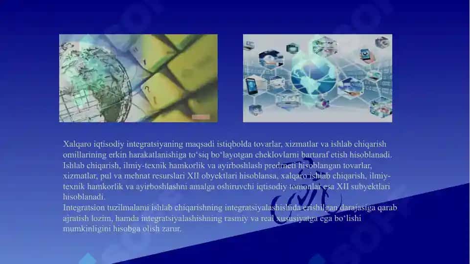 Xalqaro iqtisodiy integratsiyaning asosiy shakllari va omillari 4