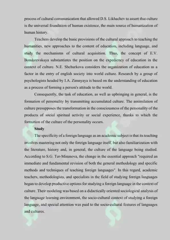 Development the Concepts of language and culture 3