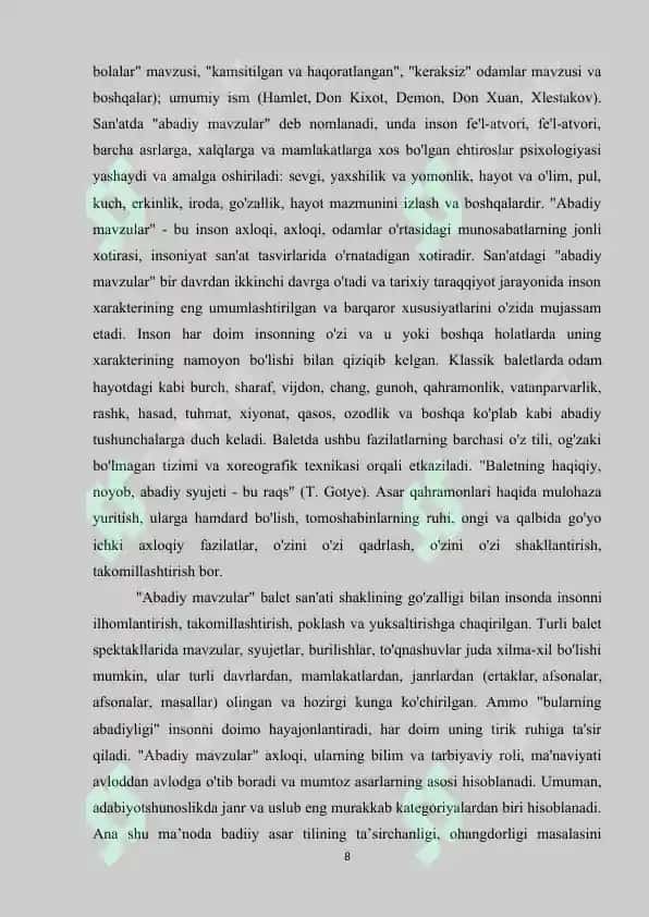 ZULFIYA QUROLBOY QIZINING MASHAQQATLI HAYOT SO`QMOQLARI 8