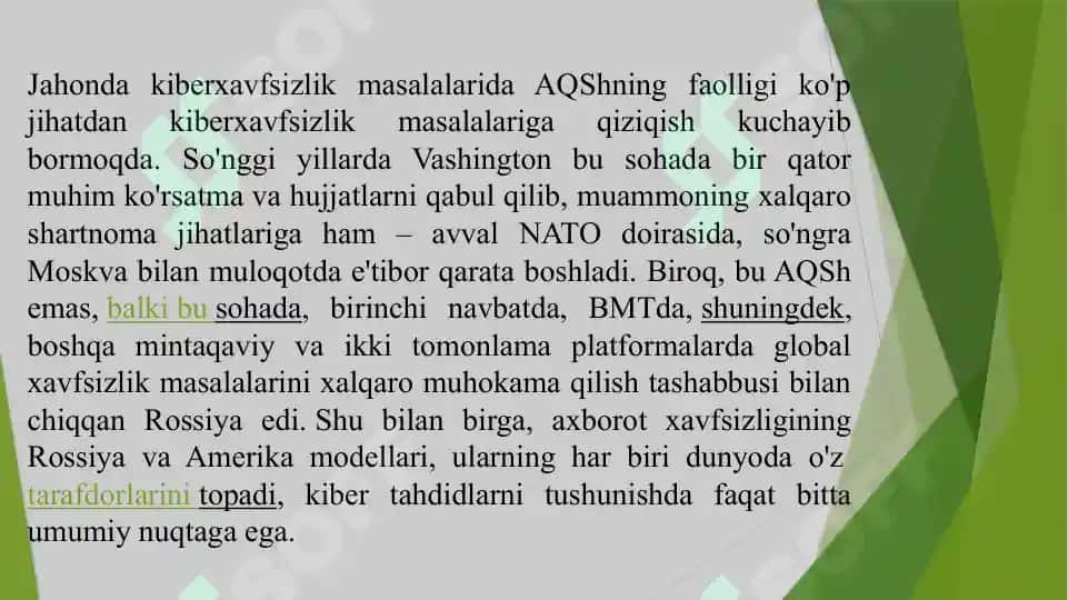 Kiberxavfsizlik yuzasidan xalqaro xujjatlar va chet el mamlakatlari tajribasi 3