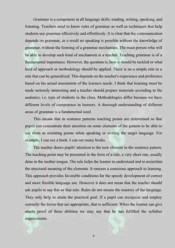 Teaching grammar 6