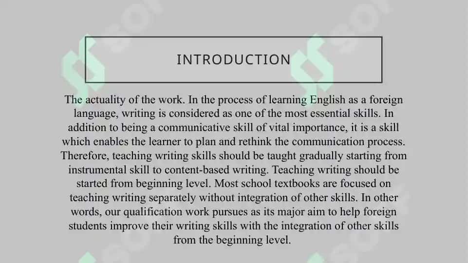 Writing skills 2