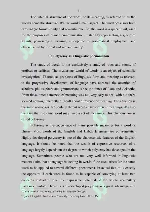 Polysemy 6