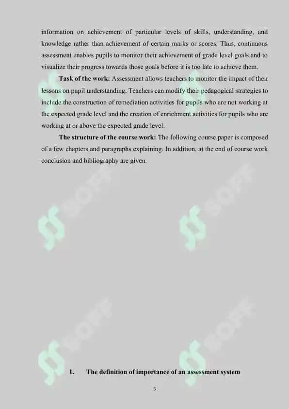 Role of assessment in the teaching-learning process 3