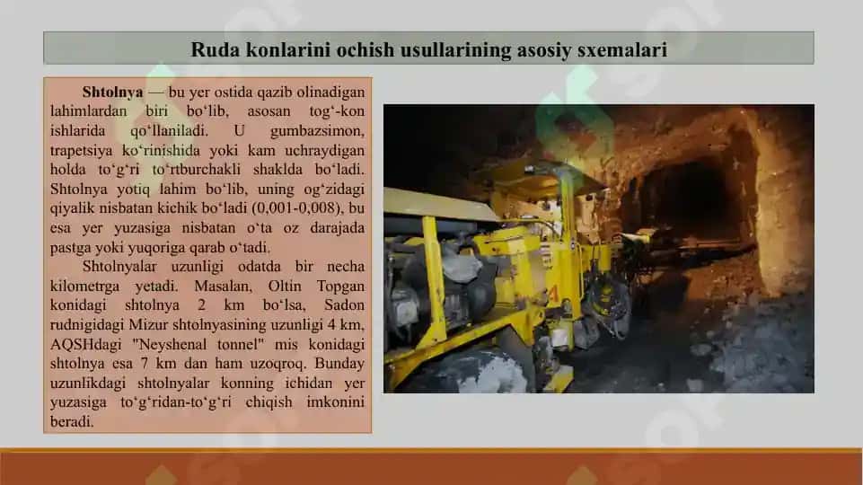 Konni Ochish va Qazib Olishga Tayyorlash 4