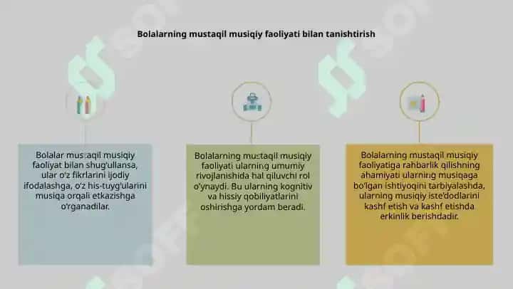 Bolalarning Mustaqil Musiqiy Faoliyati 4