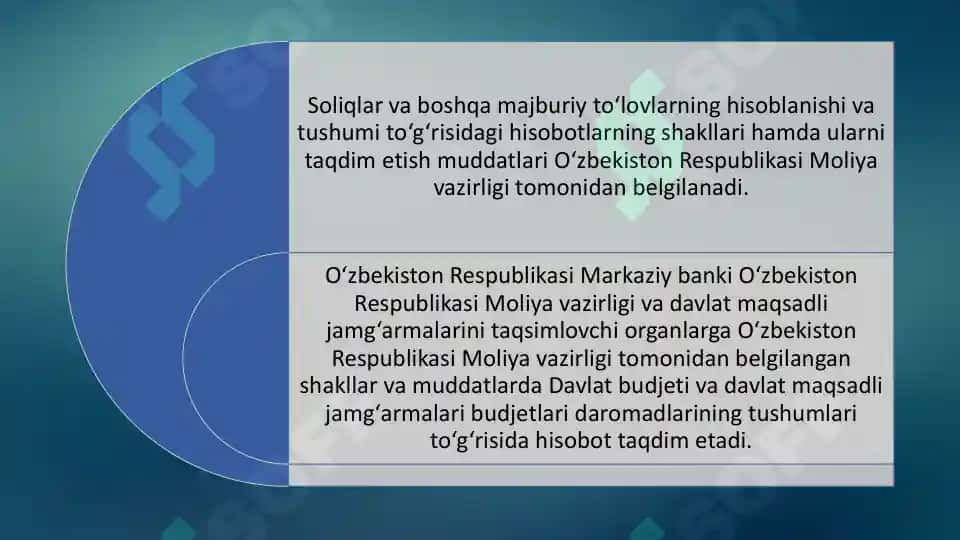Budjet hisobi va hisoboti 7