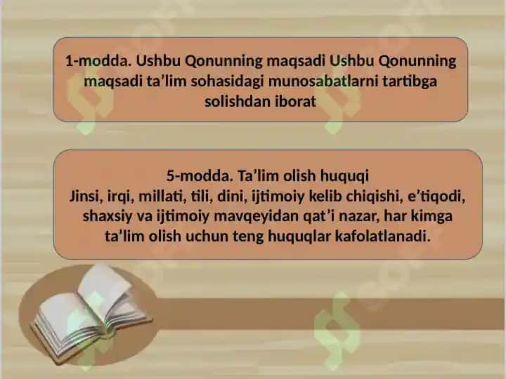 O'zb Resi Ta'lim to'grisidagi qonuni 7