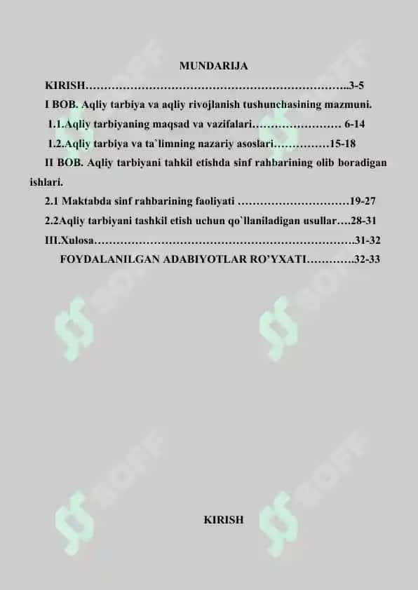 Aqliy tarbiyani tashkil etishda sinf rahbarining faoliyati 2