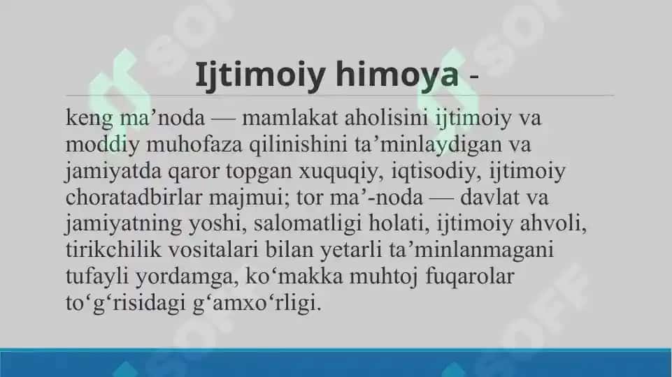 Ijtimoiy sohada davlat siyosatining takomillashib borishi 3