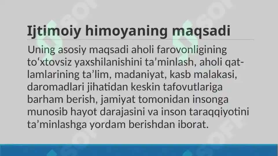 Ijtimoiy sohada davlat siyosatining takomillashib borishi 4