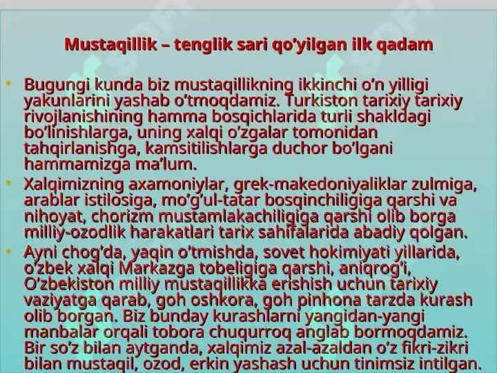O‘zbekistonning mustaqillikka erishishi arafasidagi ijtimoiy-siyosiy, iqtisodiy ahvoli 4