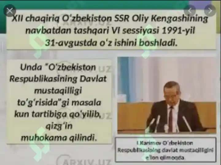 O‘zbekistonning mustaqillikka erishishi arafasidagi ijtimoiy-siyosiy, iqtisodiy ahvoli 8