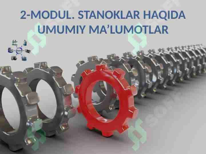 Metall kesish stanoklarining tasnifi