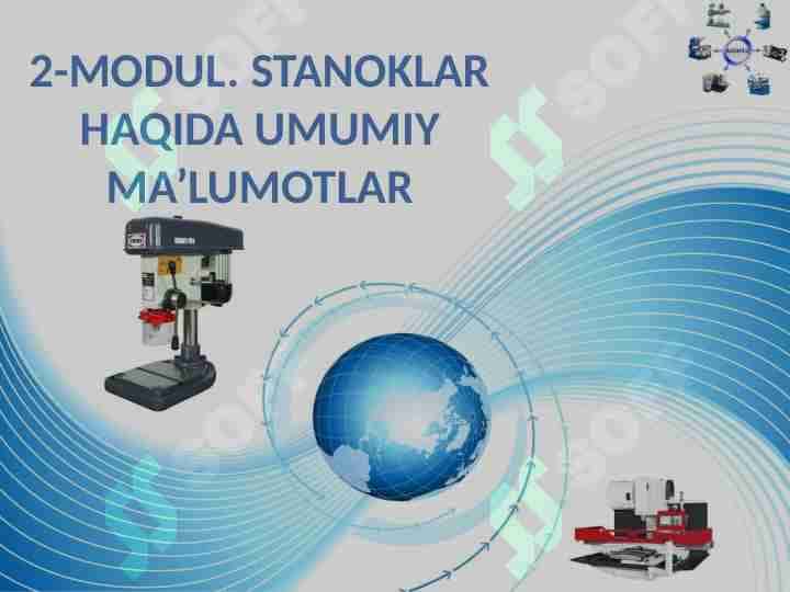 Metall kesish stanoklarining tasnifi