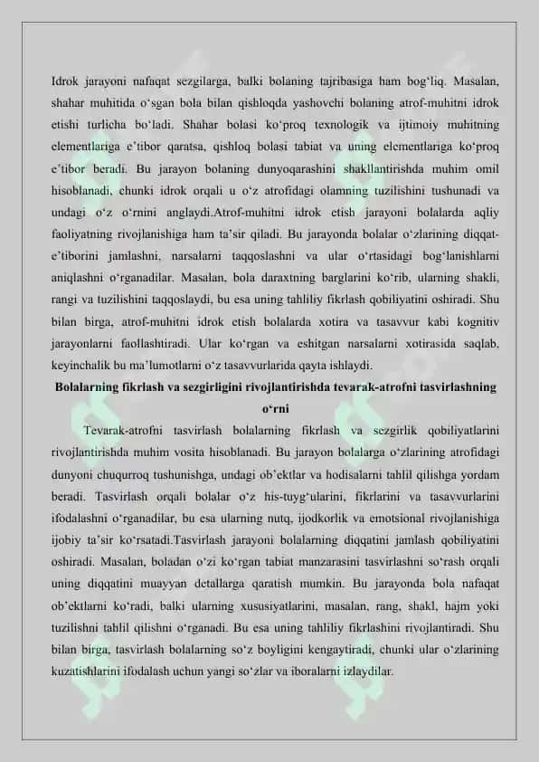 Tevarak-atrofni tasvirlash asosida bolalarning tasviriy faoliyati 3