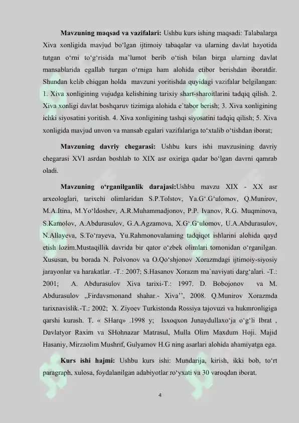 Xiva xonligidagi markaziy va mahalliy boshqaruvdagi ijtimoiy tabaqalar 4