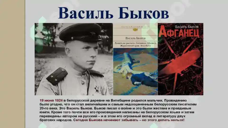 Творческое наследие В. Быкова 4