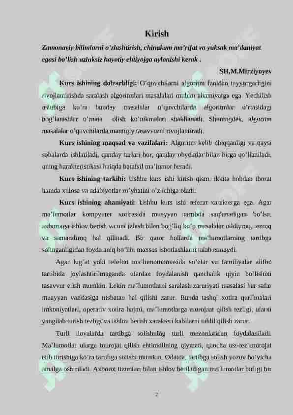 Algoritmning murakkabligi 2