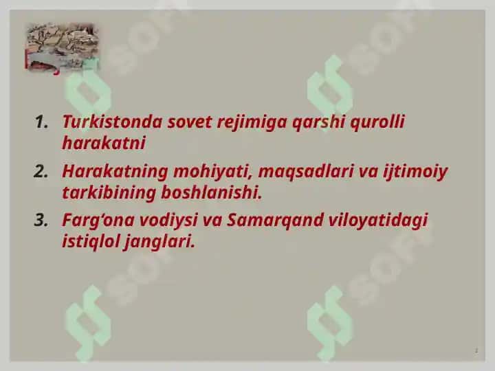 Turkiston ASSRda sovet hokimiyatiga qarshi qurolli harakatlar 2