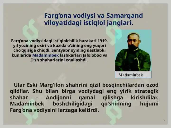Turkiston ASSRda sovet hokimiyatiga qarshi qurolli harakatlar 3