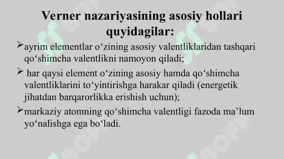 Kompleks birikmalar kimyosi faniga kirish 7
