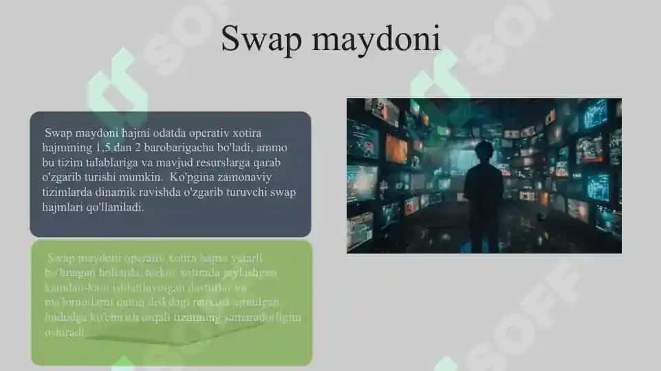 Operatsion tizimlarda xotirani   boshqarish. Xotira va uni tasvirlash,   virtual adres makoni 7