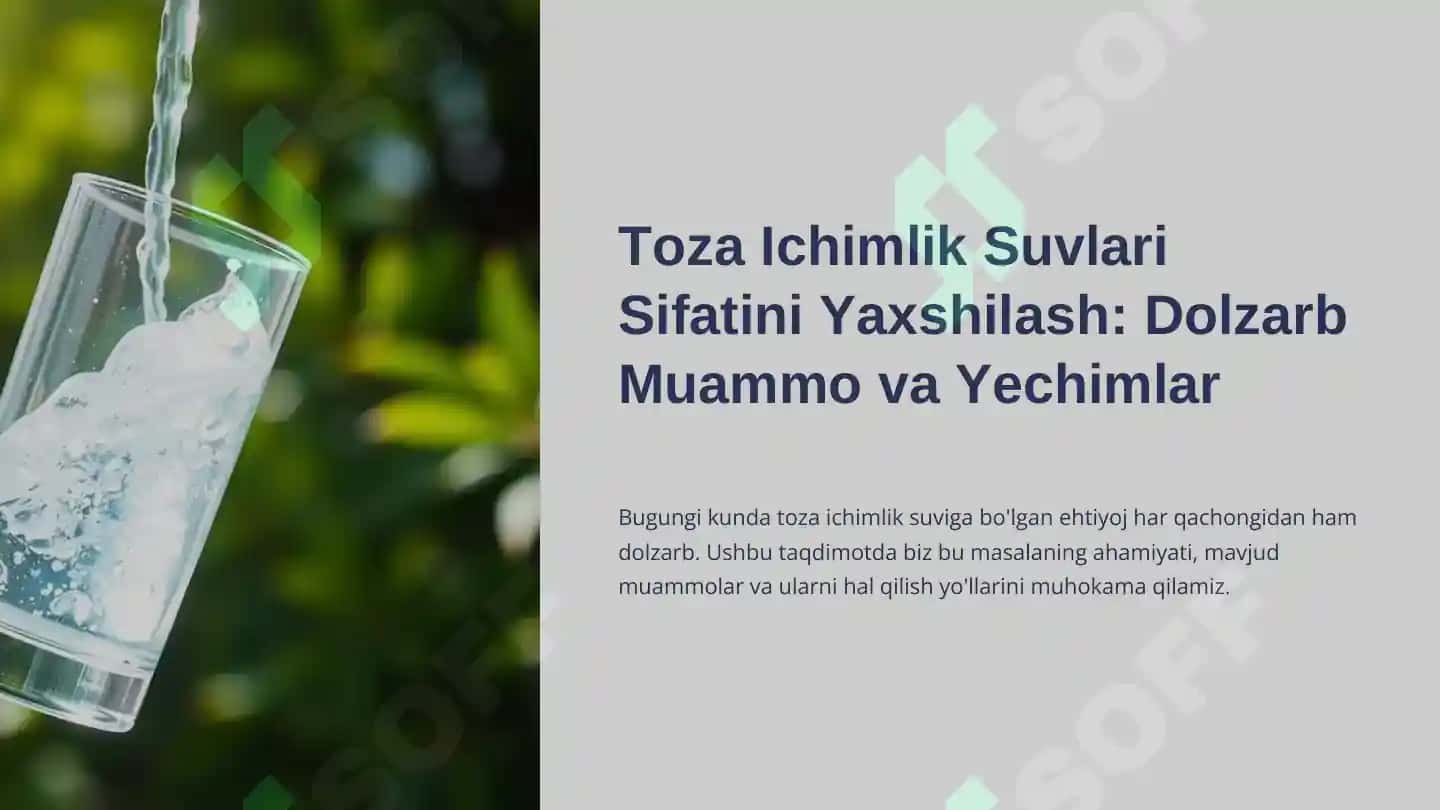 Toza Ichimlik Suvlari 2