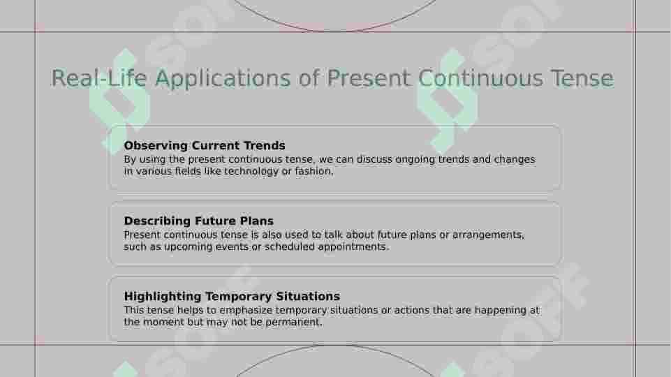 I am doing (present continuous) 8