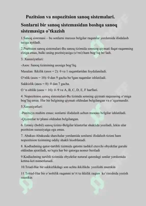 Axborotlarni kodlash va dekodlash 2