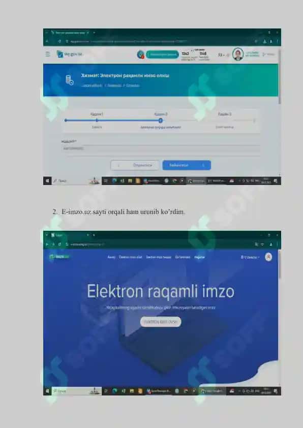 Elektron raqamli imzo va sertifikat olish 4