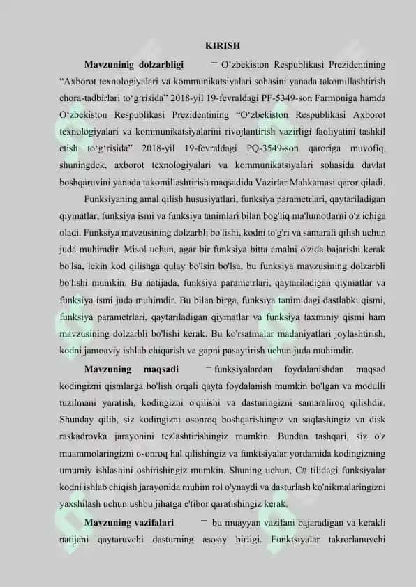 Funksiyalar 2