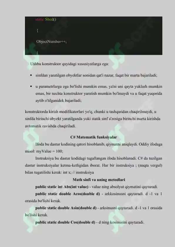 Funksiyalar 8