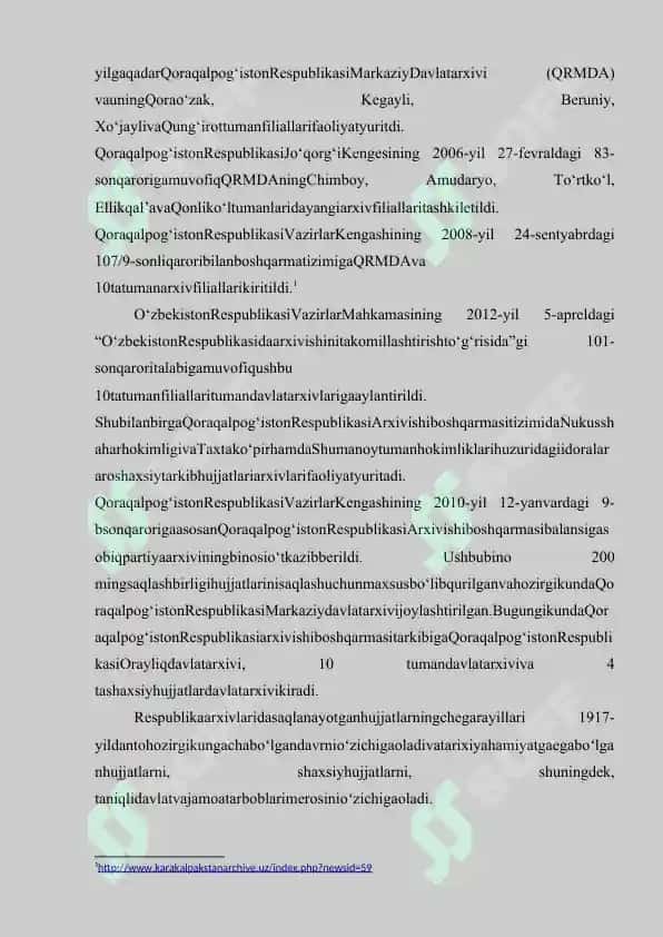 Qoraqalpog‘iston Respublikasi Markaziy davlat arxivi 3
