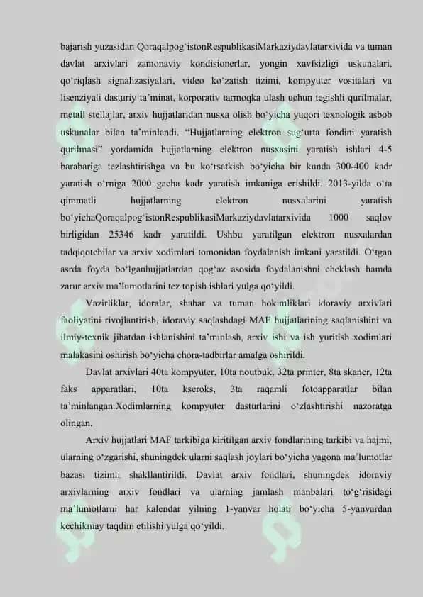Qoraqalpog‘iston Respublikasi Markaziy davlat arxivi 6