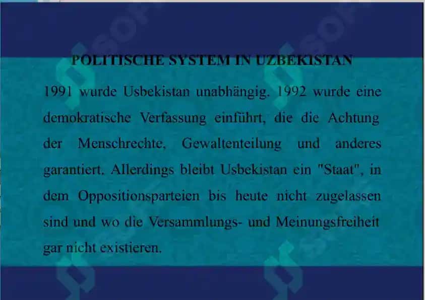 Politik tizimi O'zbekistonda 2