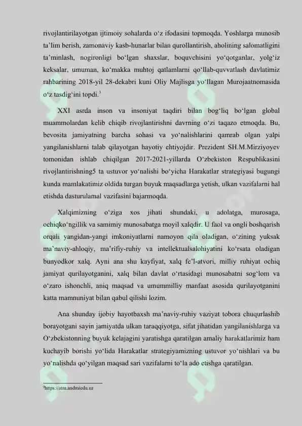 2017-2021 yillarda O'zbekiston Respublikasini yanada rivojlantirish bo'yicha harakatlar strategiyasi 5