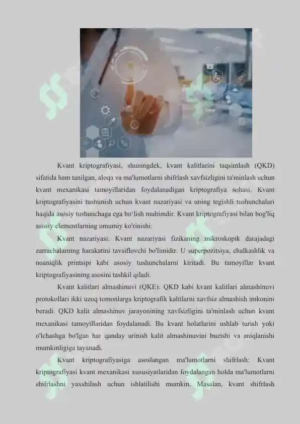 Kvant kriptografiyasiga asoslangan kalitlarni taqsimlash protokollari 6