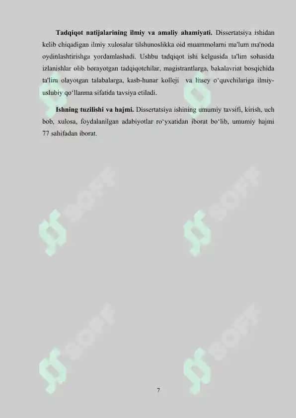 O‘ZBEK VA INGLIZ TILLARIDA TURG‘UN O‘XSHATISHLARNING LINGVOKULTUROLOGIK TADQIQI 7