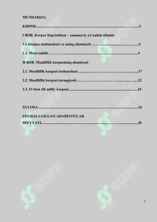 Korpusda matn tahlili texnologiyalari va mualliflik korpusi 2