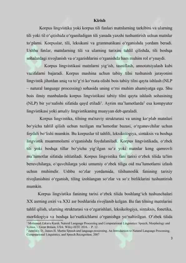 Korpusda matn tahlili texnologiyalari va mualliflik korpusi 3