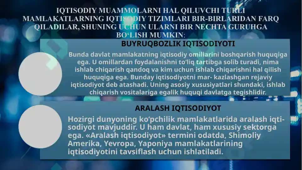 Iqtisodiy Tizimlar 4