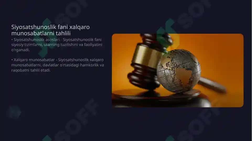 Siyosatshunoslikka kirish fanning maqsadi va vazifalari 6