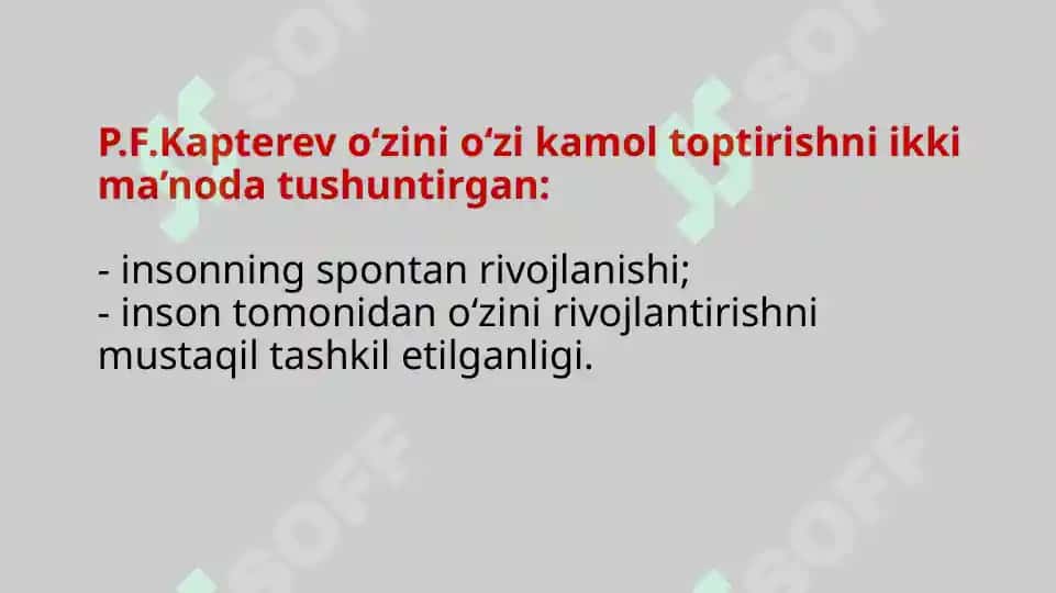 Shaxsni o’zini o’zi kamol toptirishi 5